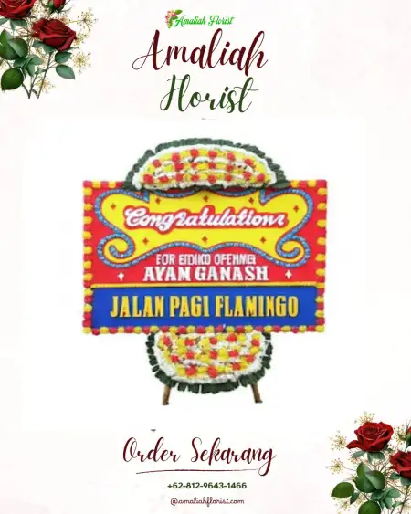 Sewa Papan Bunga Karanggetas
